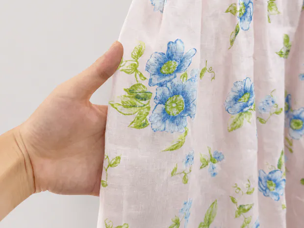 Floral Midi Dress in Pink, product image 7 of 8