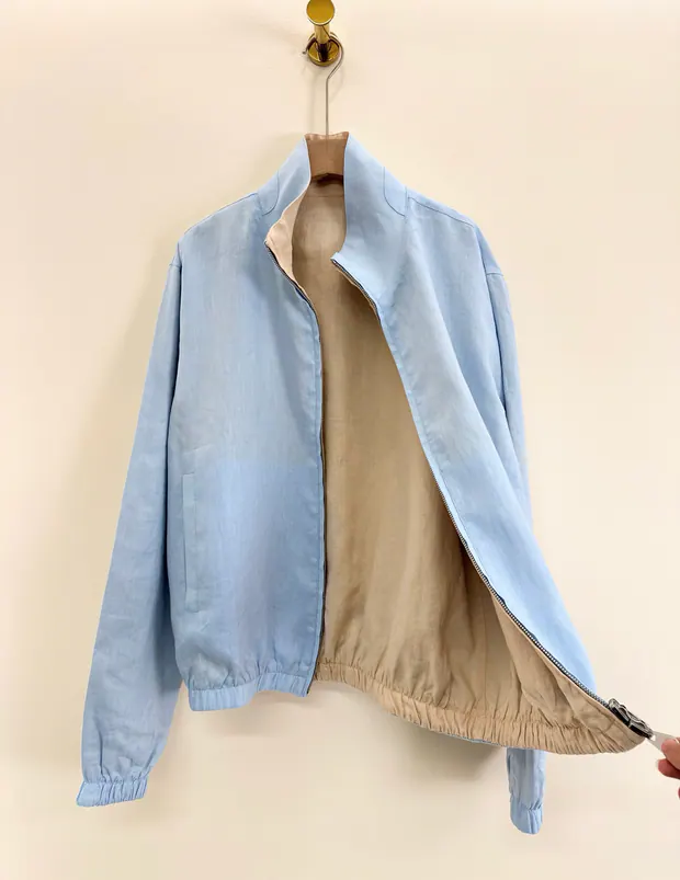 Men's Bomber Jacket in Shell Blue, product image 4 of 8