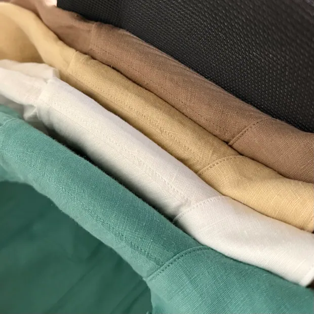 Linen Traveller Jacket in Turquoise Green, product image 6 of 8