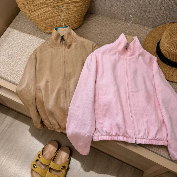 Women's Bomber Jacket in Pink, product image 5 of 8