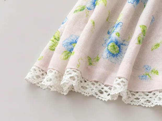 Floral Midi Dress in Pink, product image 8 of 8