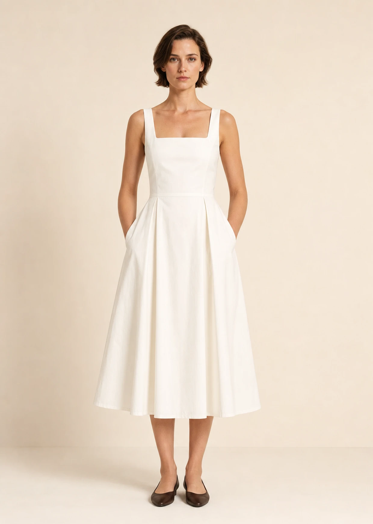 White Midi Dress product image 10