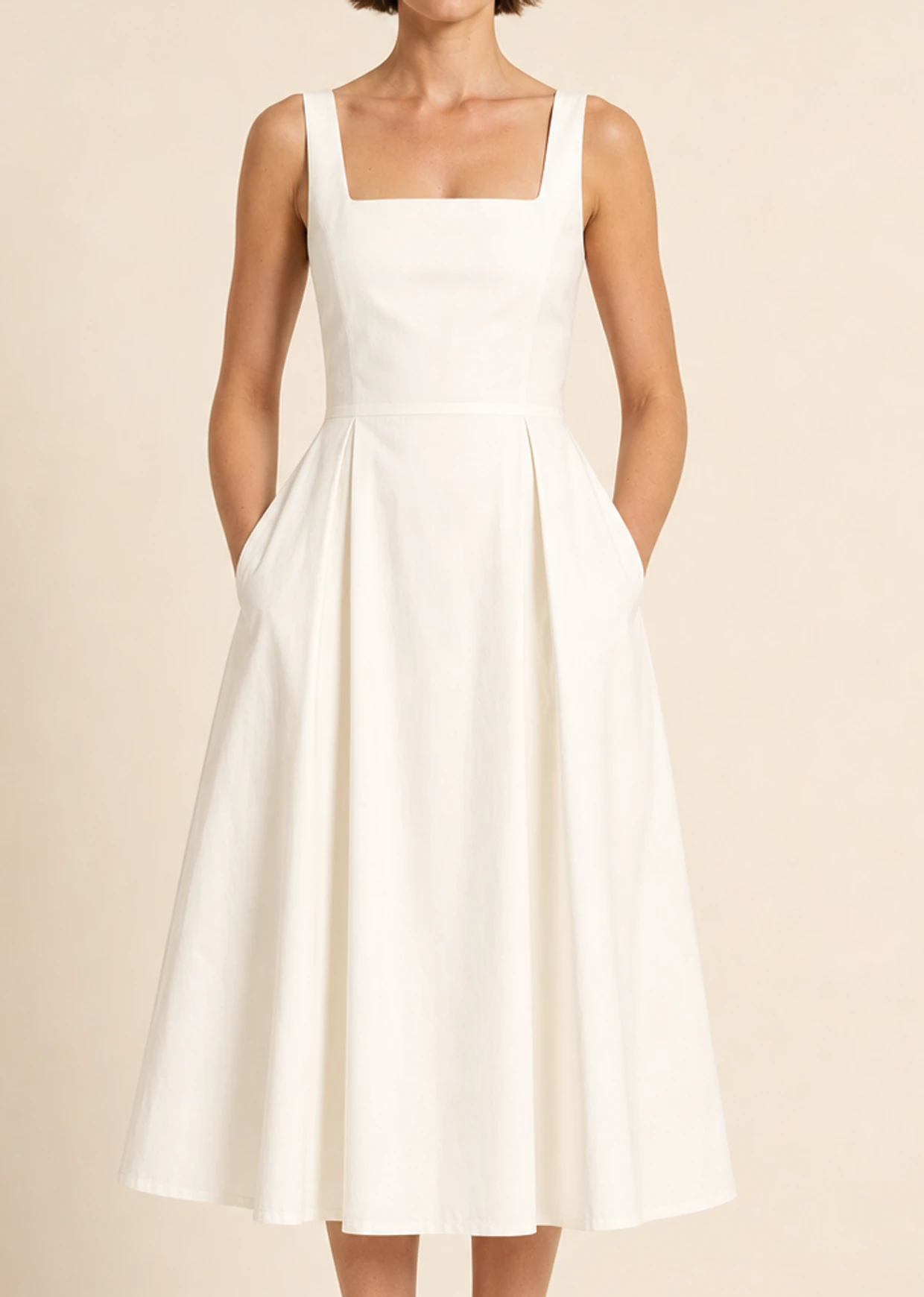 White Midi Dress product image 20