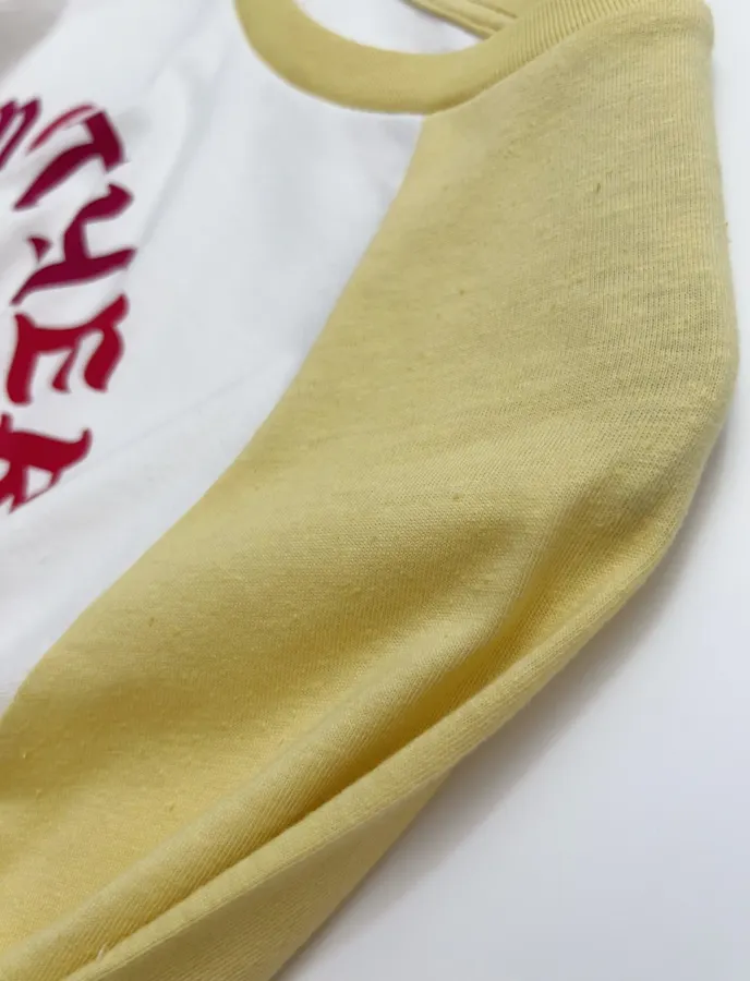 Color-Block Raglan Long-Sleeve T-Shirt in Khaki, product view 03