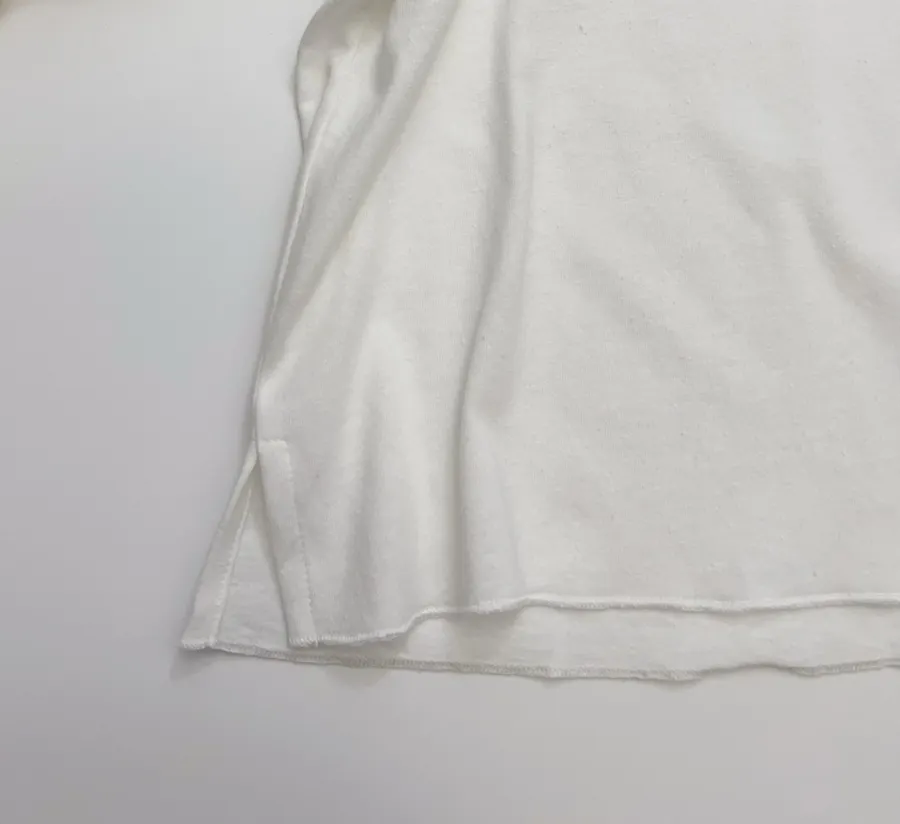 Color-Block Raglan Long-Sleeve T-Shirt in Khaki, product view 13