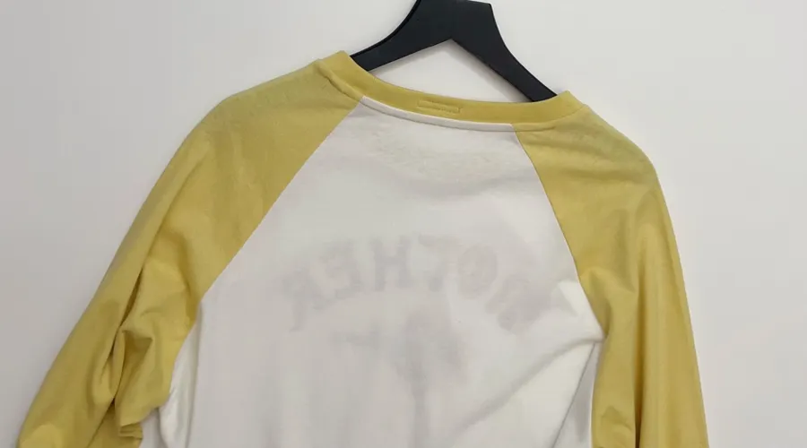 Color-Block Raglan Long-Sleeve T-Shirt in Khaki, product view 18