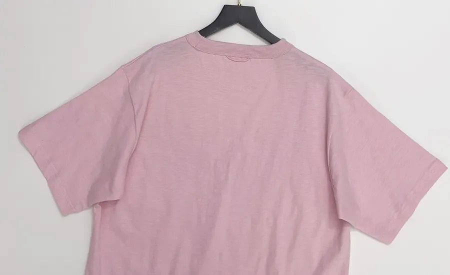Cherry Blossom Embroidered Crew-Neck T-Shirt in Pink, product view 18