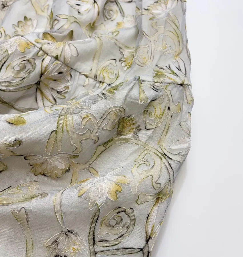 Strapless Midi Dress in Ivory Floral, product view 14