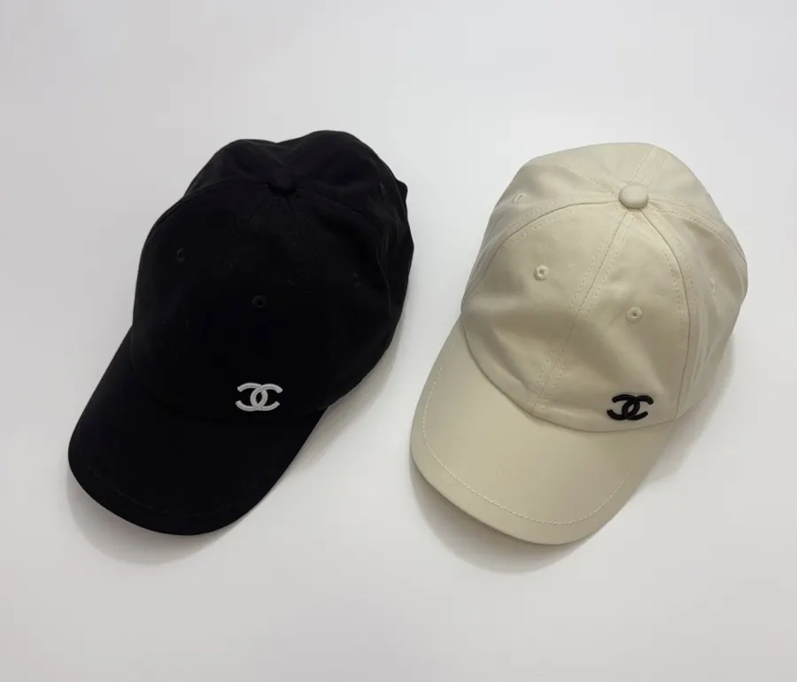 Baseball Cap, Sun Hat in Black and Ivory, product view 01