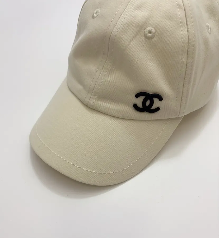 Baseball Cap, Sun Hat in Black and Ivory, product view 04