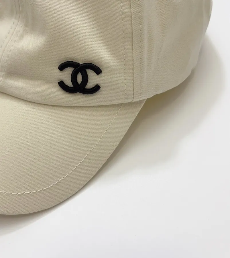 Baseball Cap, Sun Hat in Black and Ivory, product view 09