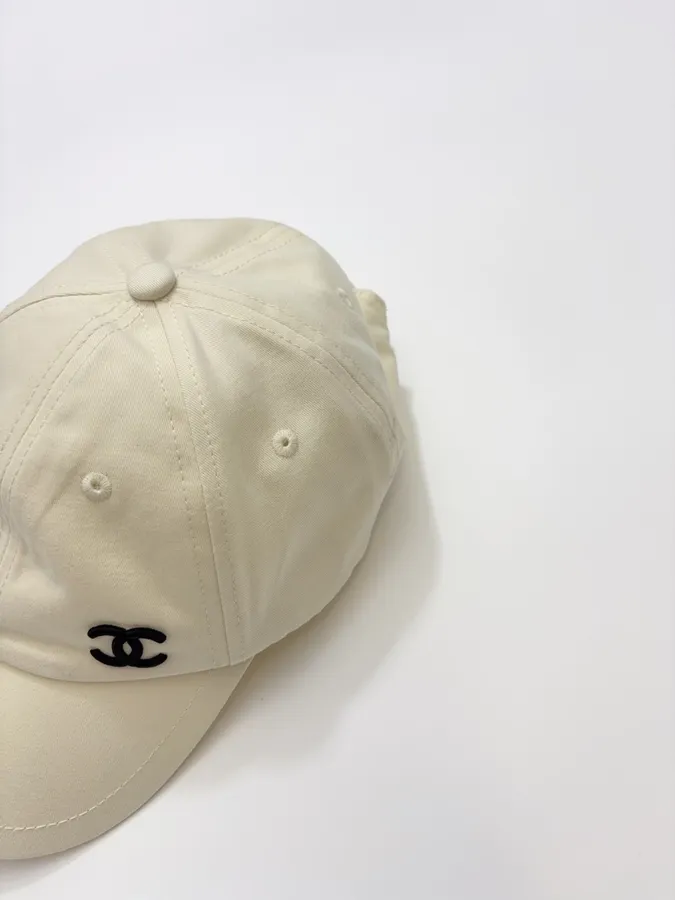 Baseball Cap, Sun Hat in Black and Ivory, product view 10