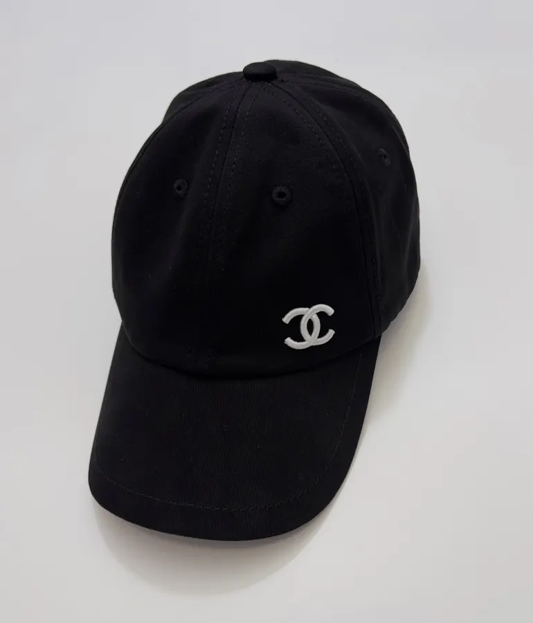 Baseball Cap, Sun Hat in Black and Ivory, product view 11