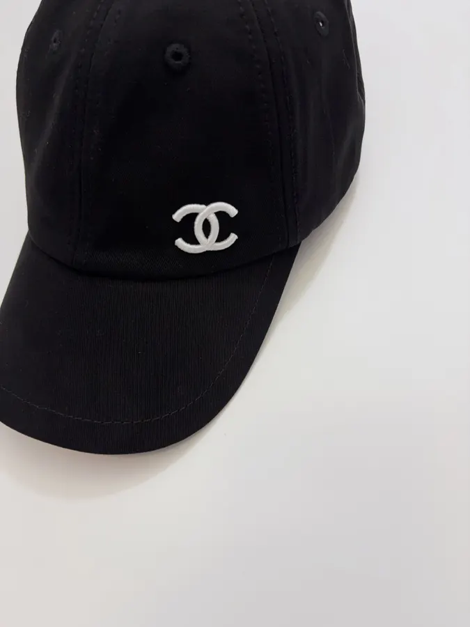 Baseball Cap, Sun Hat in Black and Ivory, product view 14