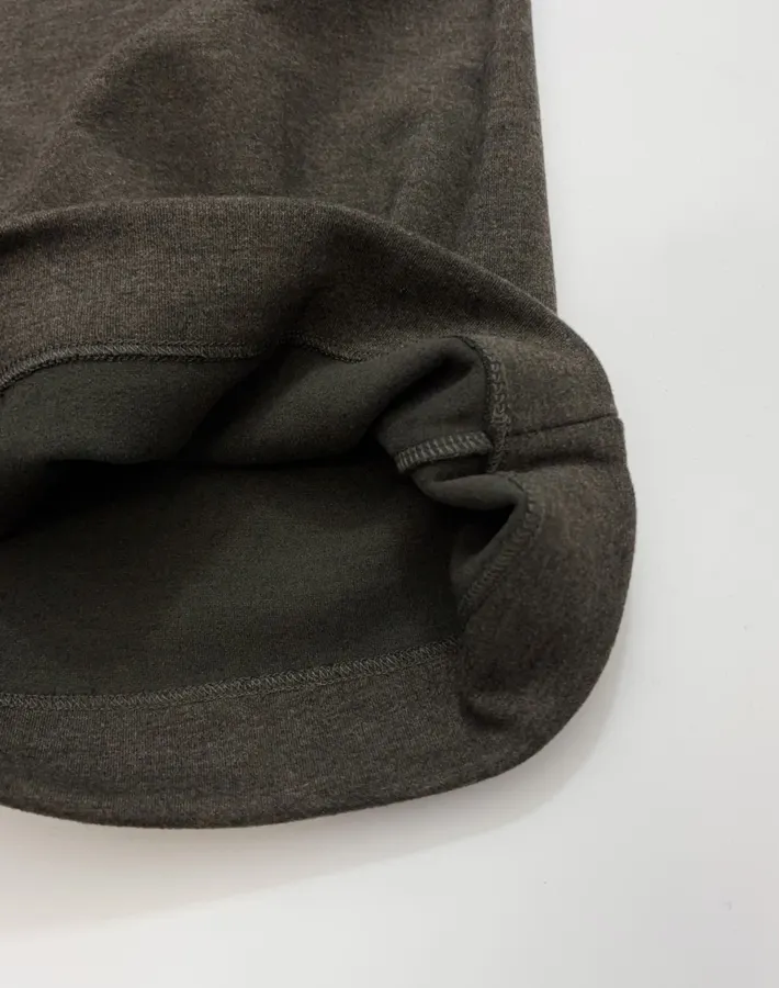 Slim-Fit Bootcut Pants with Elastic Waist Casual Long Trousers in Dark Olive, product view 11