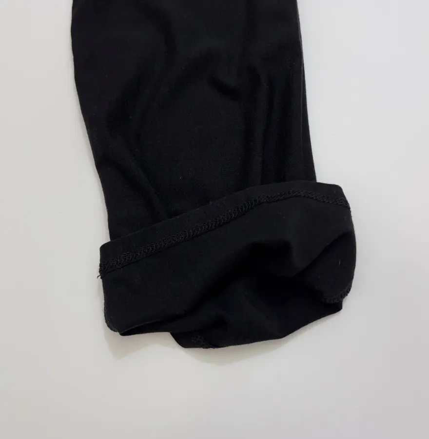Pleated Wool Dress in Black, product view 09