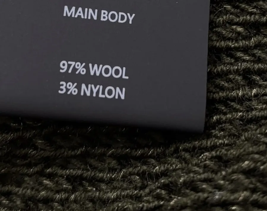 Loose-fit Cable-Knit Sweater Pullover in Olive Green, product view 17