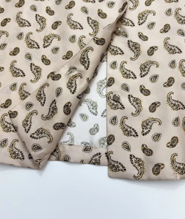 Silk Shirt MSTUDENTE in Leopard Beige, product view 10