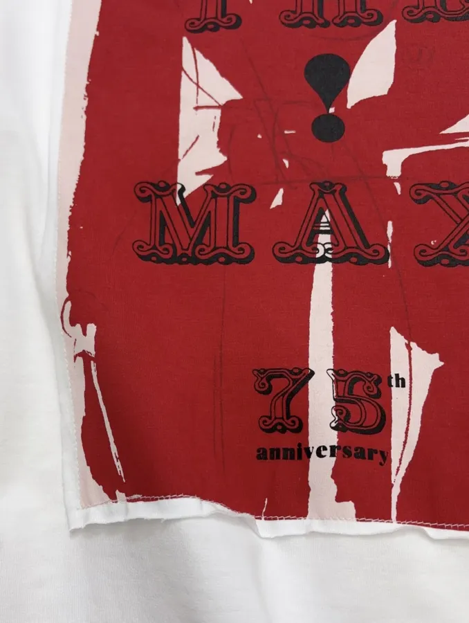 Red Printed Series Artistic Print Cotton T-Shirt, Top in Red, product view 06