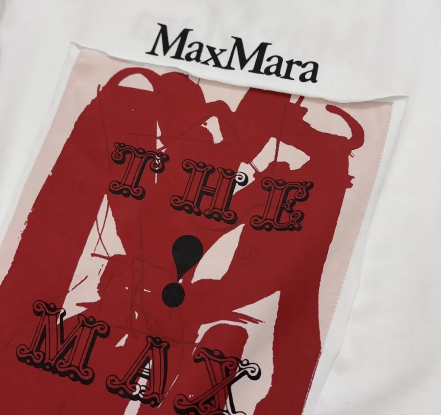 Red Printed Series Artistic Print Cotton T-Shirt, Top in Red, product view 07