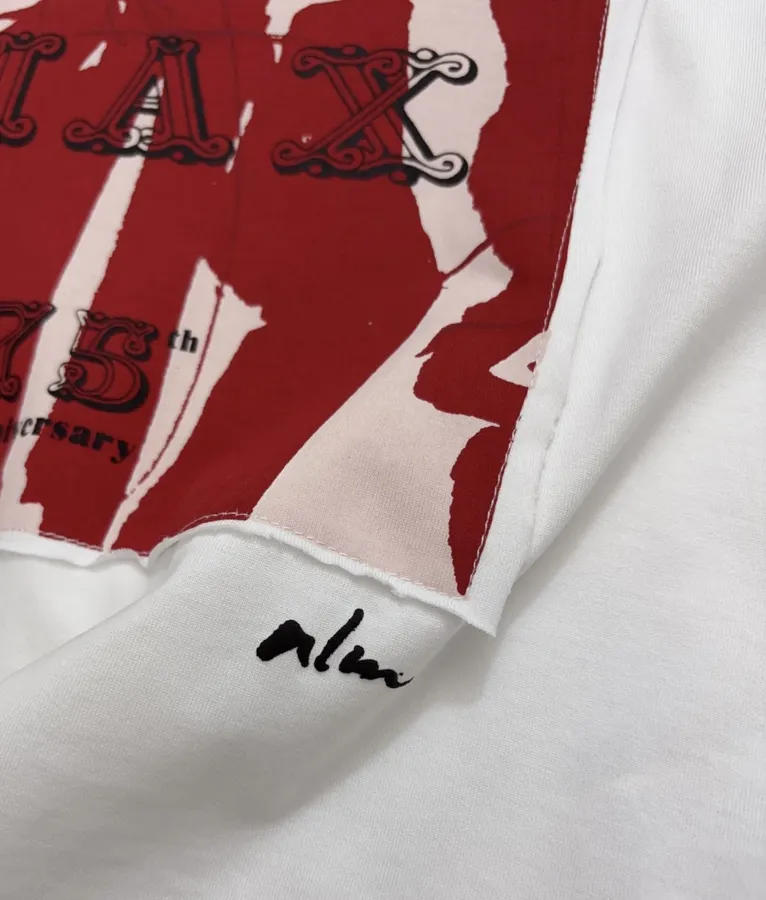 Red Printed Series Artistic Print Cotton T-Shirt, Top in Red, product view 08