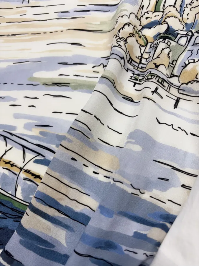 Printed Short-Sleeve T-Shirt, Top in Off-White, product view 10