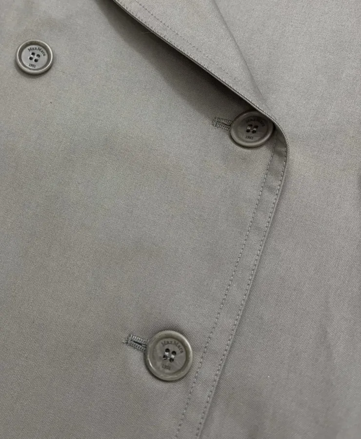 Commuter Mid-Length Trench Coat Outerwear in Olive Gray, product view 07