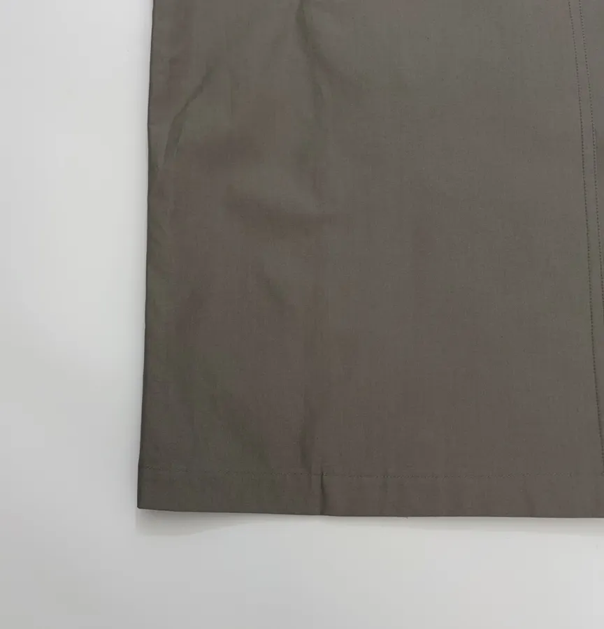 Commuter Mid-Length Trench Coat Outerwear in Olive Gray, product view 12