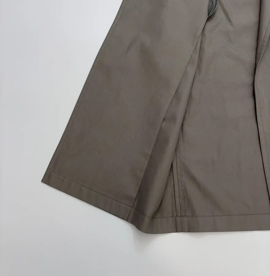 Commuter Mid-Length Trench Coat Outerwear in Olive Gray, product view 14