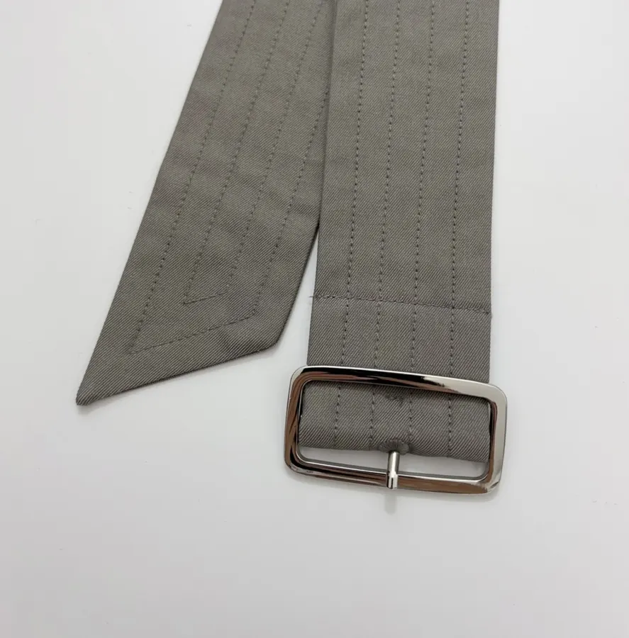 Commuter Mid-Length Trench Coat Outerwear in Olive Gray, product view 16