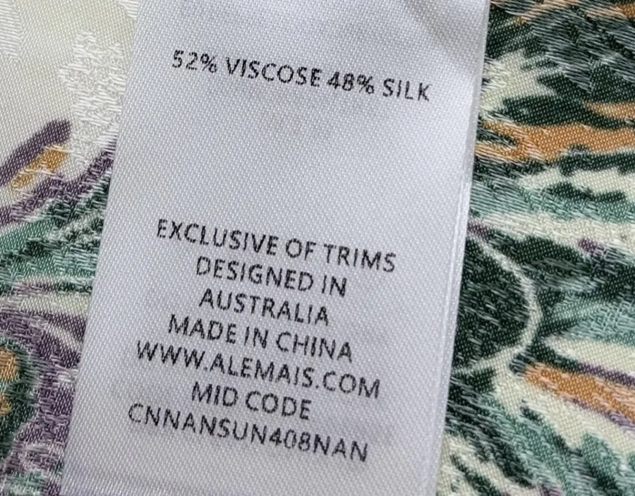 Silk Blend Shirt in Burgundy Multicolor, product view 15