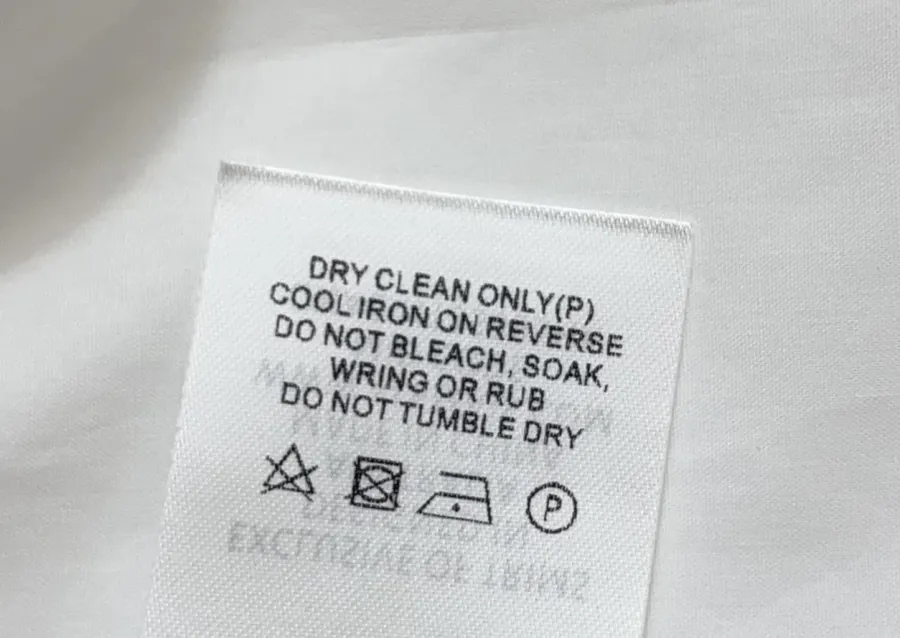 Embroidered Turn-Down Collar White Shirt in White, product view 16