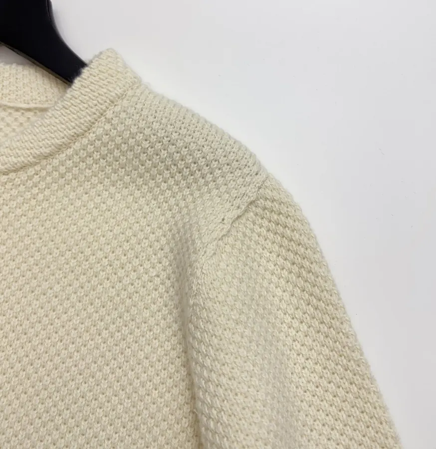 Wool Cardigan Jacket in Off-White, product view 05