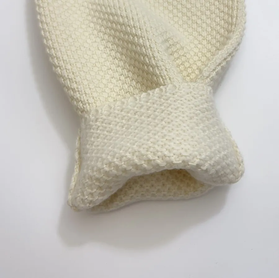 Wool Cardigan Jacket in Off-White, product view 09