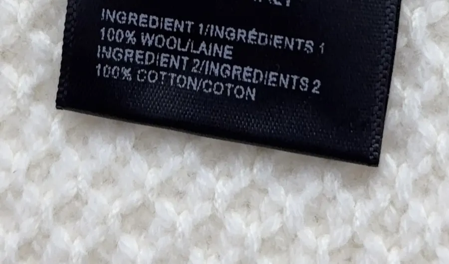 Wool Cardigan Jacket in Off-White, product view 17