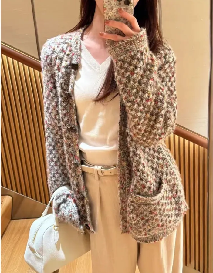 Cardigan Jacket in Multicolor, product view 01