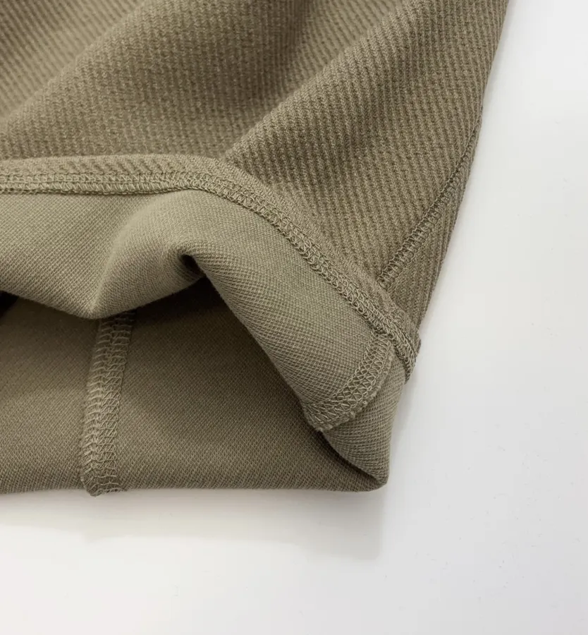 Loose Twill Textured Casual Pants in Khaki, product view 09