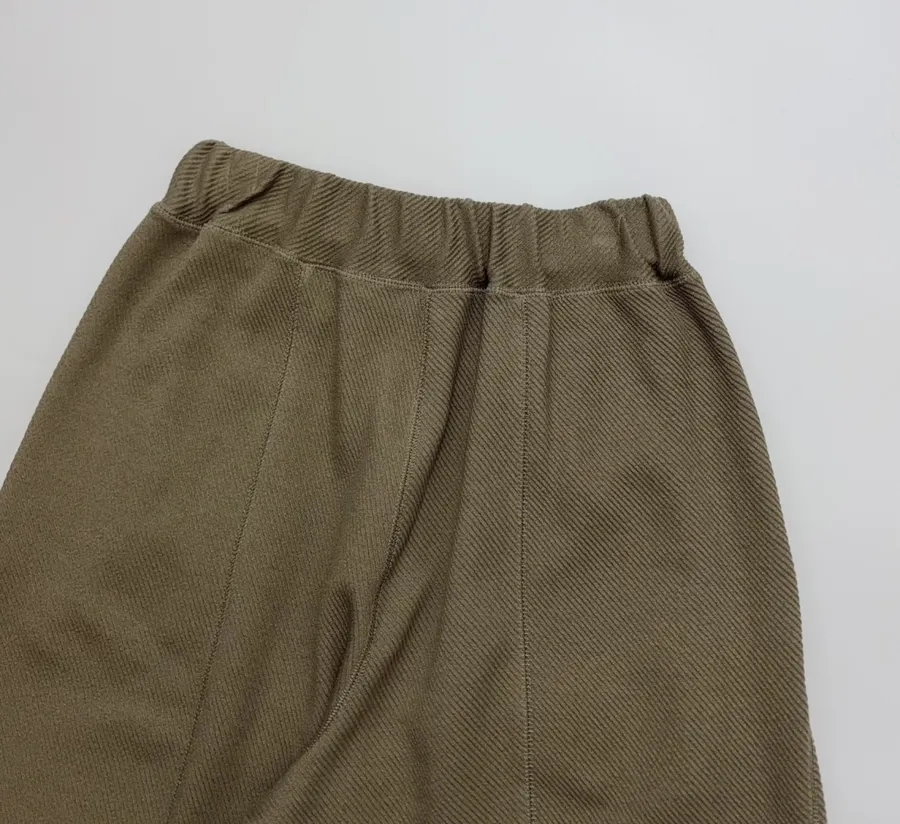 Loose Twill Textured Casual Pants in Khaki, product view 11