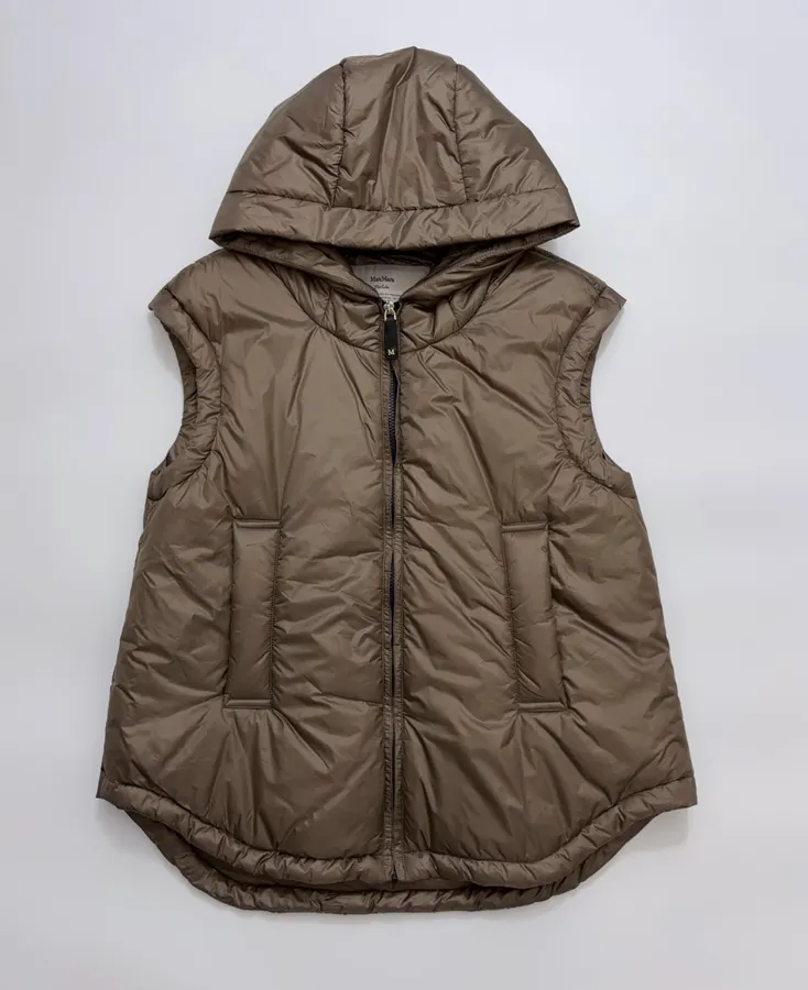 Casual All-Match Sleeveless Vest Jacket in Taupe, product view 01