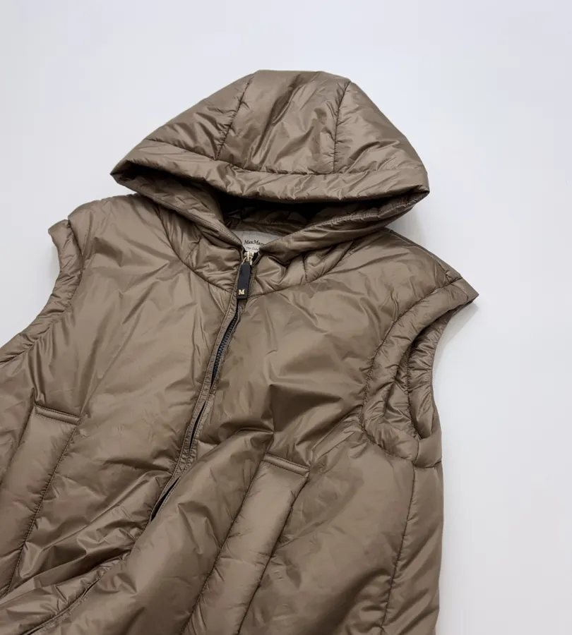 Casual All-Match Sleeveless Vest Jacket in Taupe, product view 02
