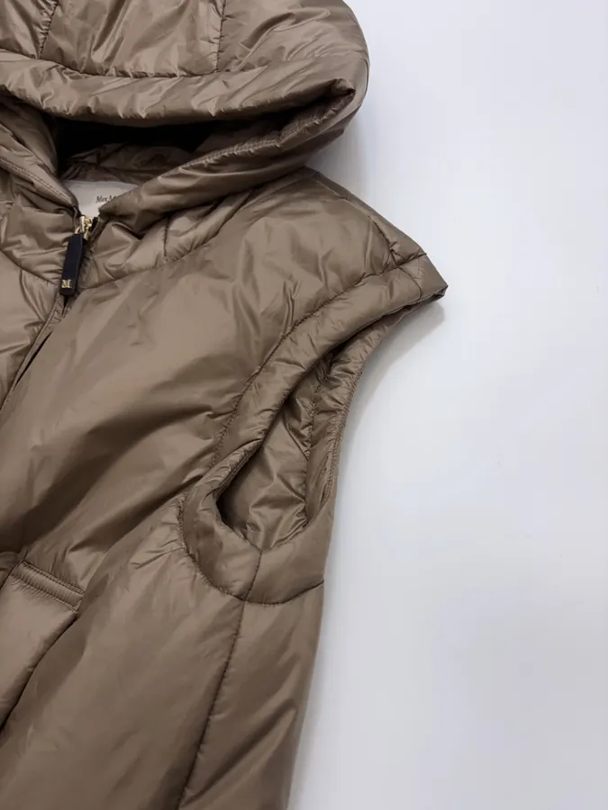 Casual All-Match Sleeveless Vest Jacket in Taupe, product view 03