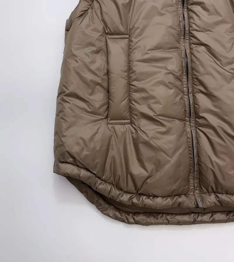 Casual All-Match Sleeveless Vest Jacket in Taupe, product view 10