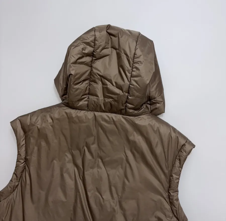 Casual All-Match Sleeveless Vest Jacket in Taupe, product view 18