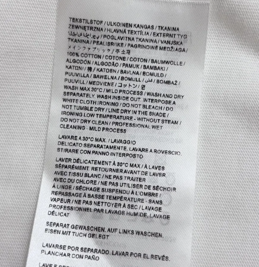 Graphic Crew-Neck Long-Sleeve T-Shirt in White, product view 16