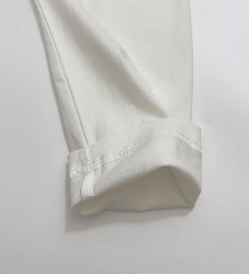 Graffiti Graphic Pocket Long-Sleeve T-Shirt in White, product view 09