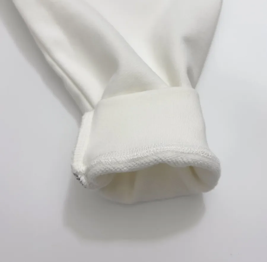 Printed Pure Cotton Crewneck Sweatshirt in Off-White, product view 08