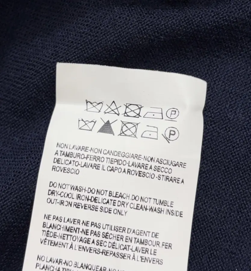 Short-Sleeve Knitted Cardigan, Double Pocket Single-Breasted Thin Wool Knit Top in Navy, product view 15