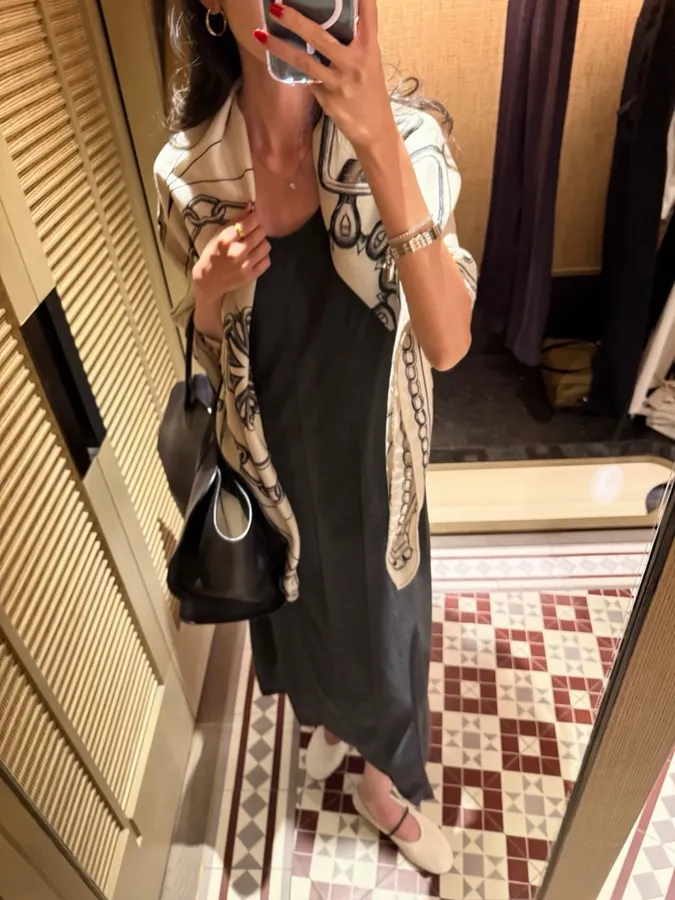 Gray Wool Knitted Dress, Tank Dress in Gray, product view 02