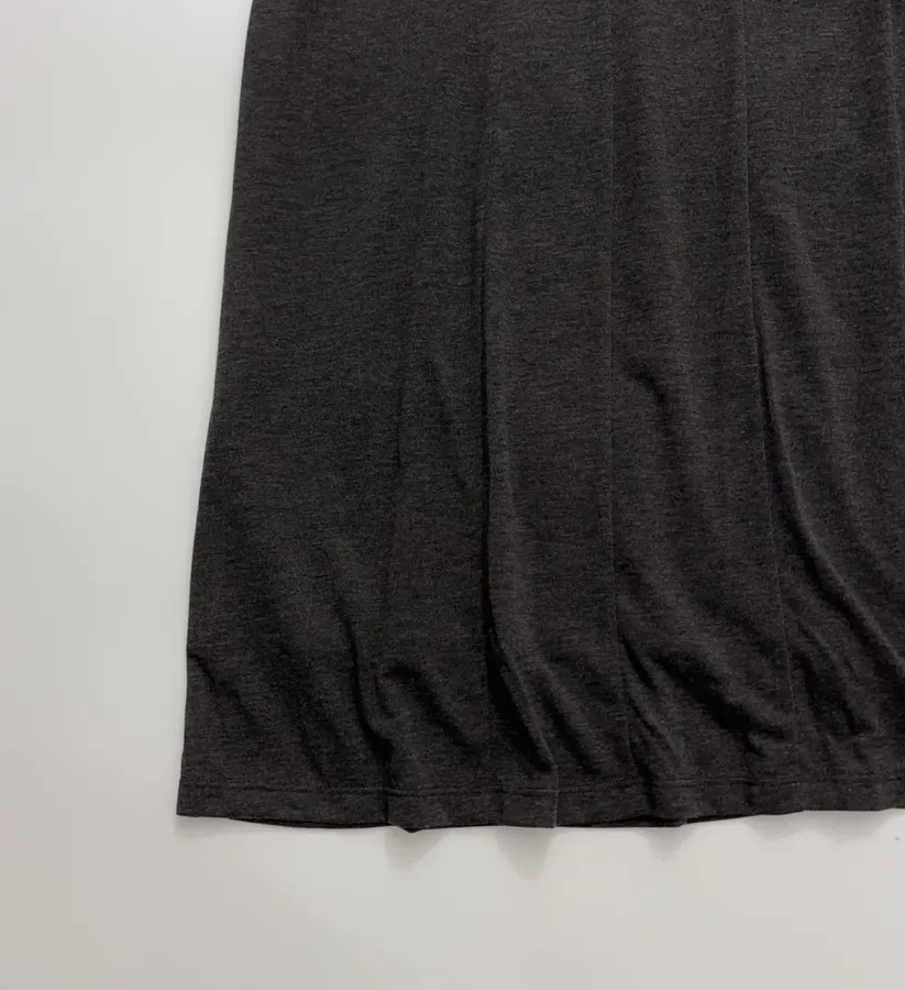 Gray Wool Knitted Dress, Tank Dress in Gray, product view 14