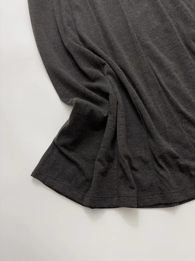 Gray Wool Knitted Dress, Tank Dress in Gray, product view 15